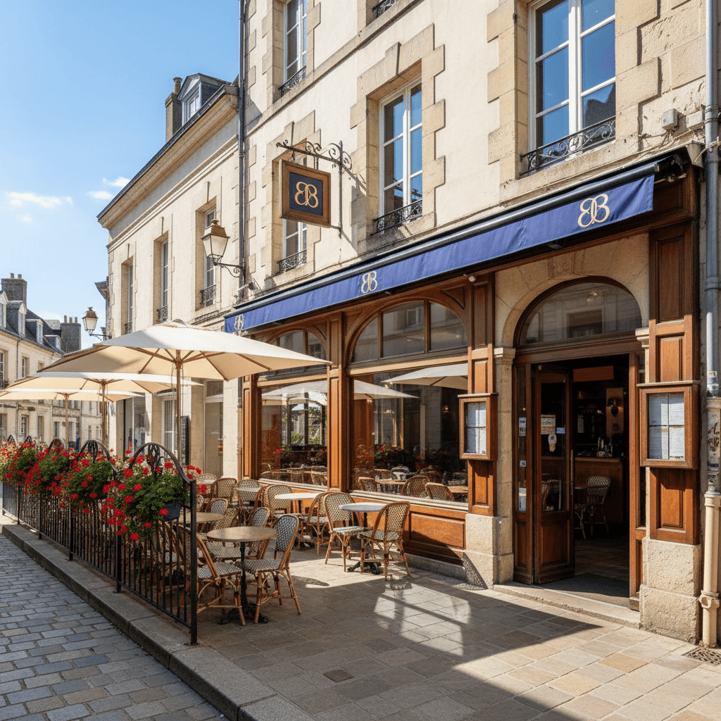 Bar-brasserie 290m² à Abbeville : terrasse - licence IV - Image 1