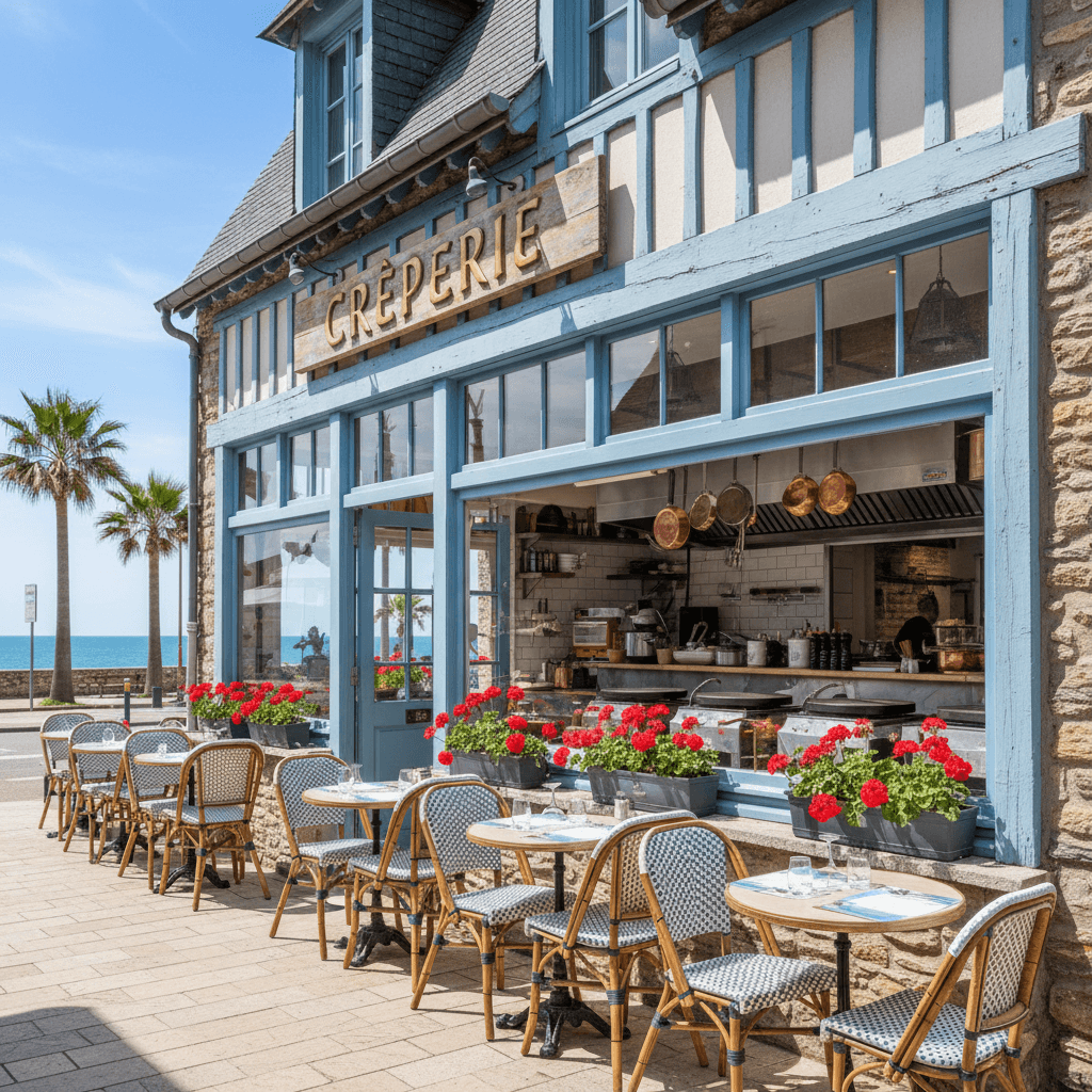Restaurant : terrasse - cuisine équipée - Image 1