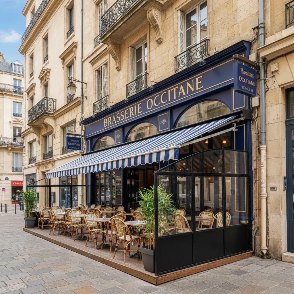 Bar-brasserie 300m² à Montpellier : terrasse - licence IV - Image 1