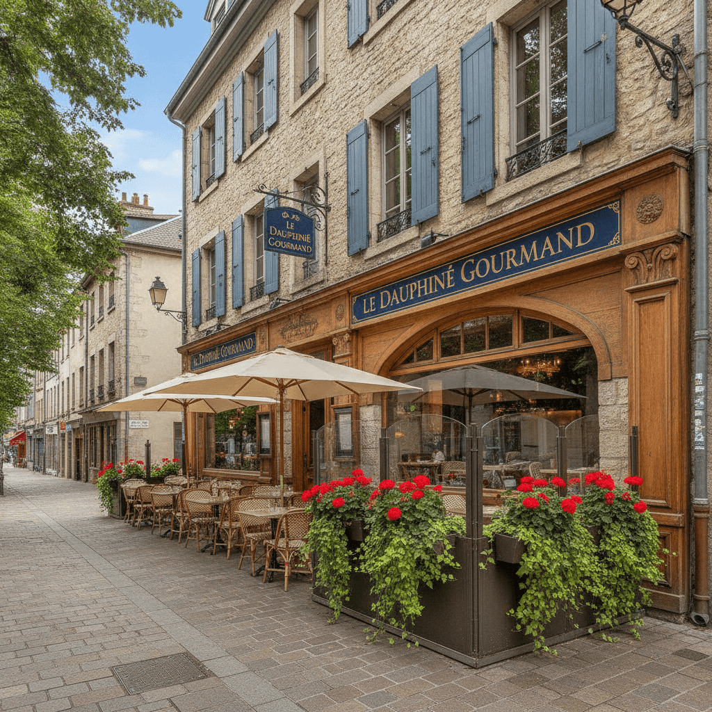 Restaurant 167m² à Grenoble : terrasse - licence IV