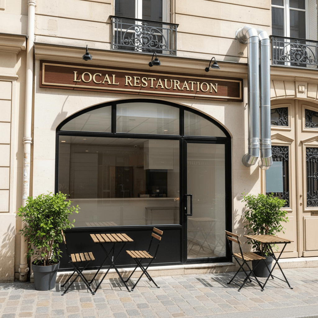 Local Restauration avec Conduit à Paris - Image 1