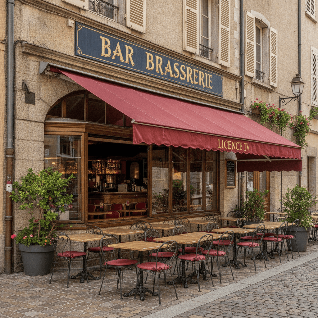 Bar-brasserie à Annecy : terrasse - licence IV - Image 1