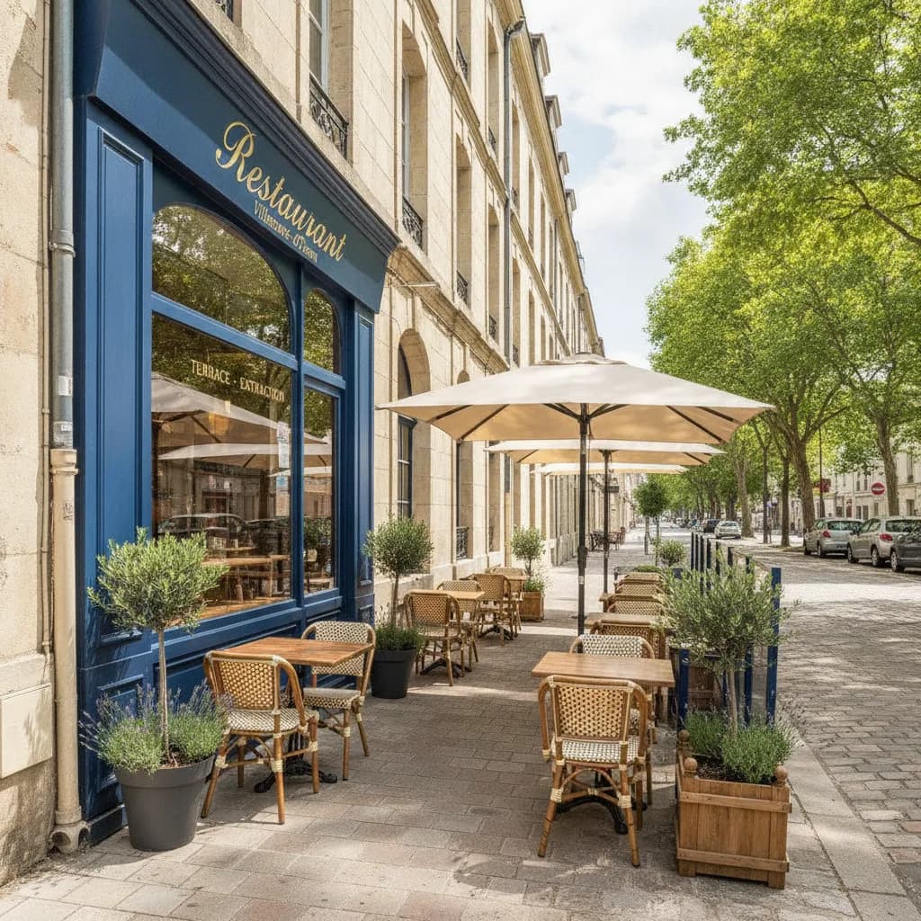 Restaurant 70m² à Villenave-d'Ornon : terrasse - extraction - Image 1