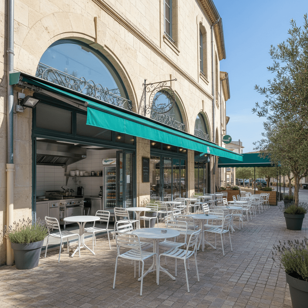 Fast-food 20m² à Marseille : terrasse - extraction - Image 1