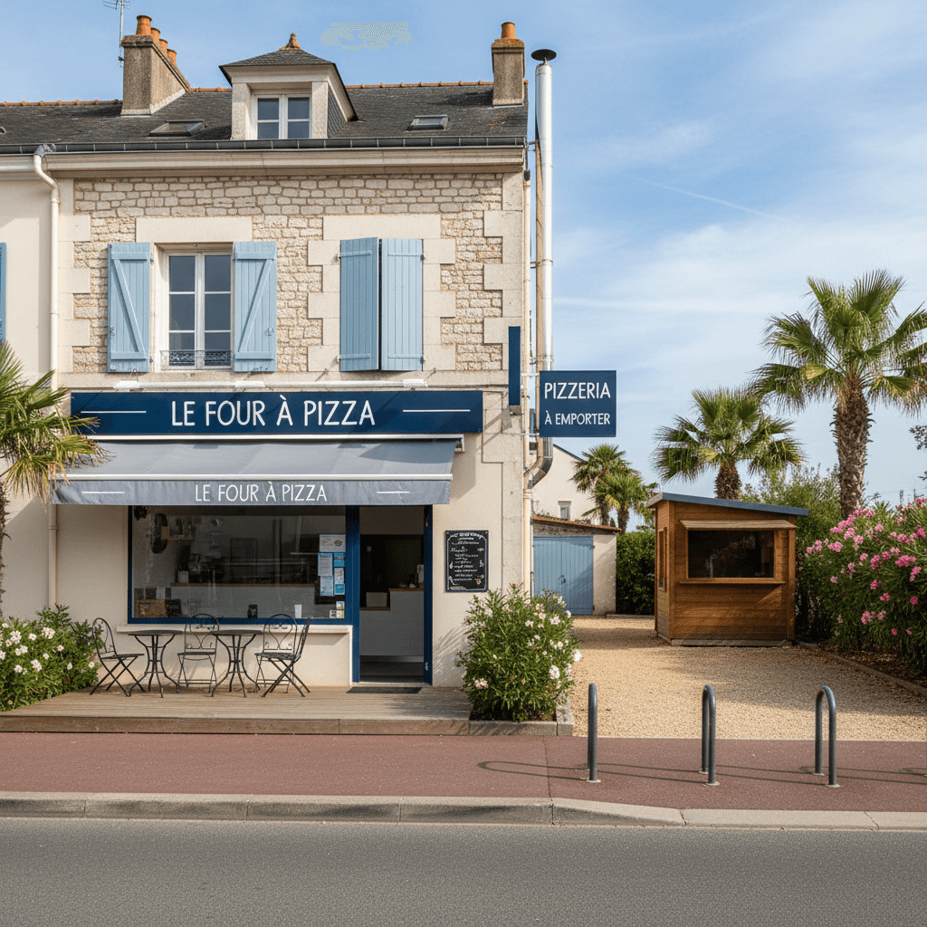 Fast-food 90m² à Saint-Palais-Sur-Mer : terrasse - extraction