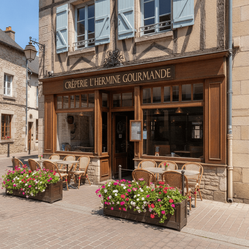Restaurant à Alençon : terrasse - Image 1