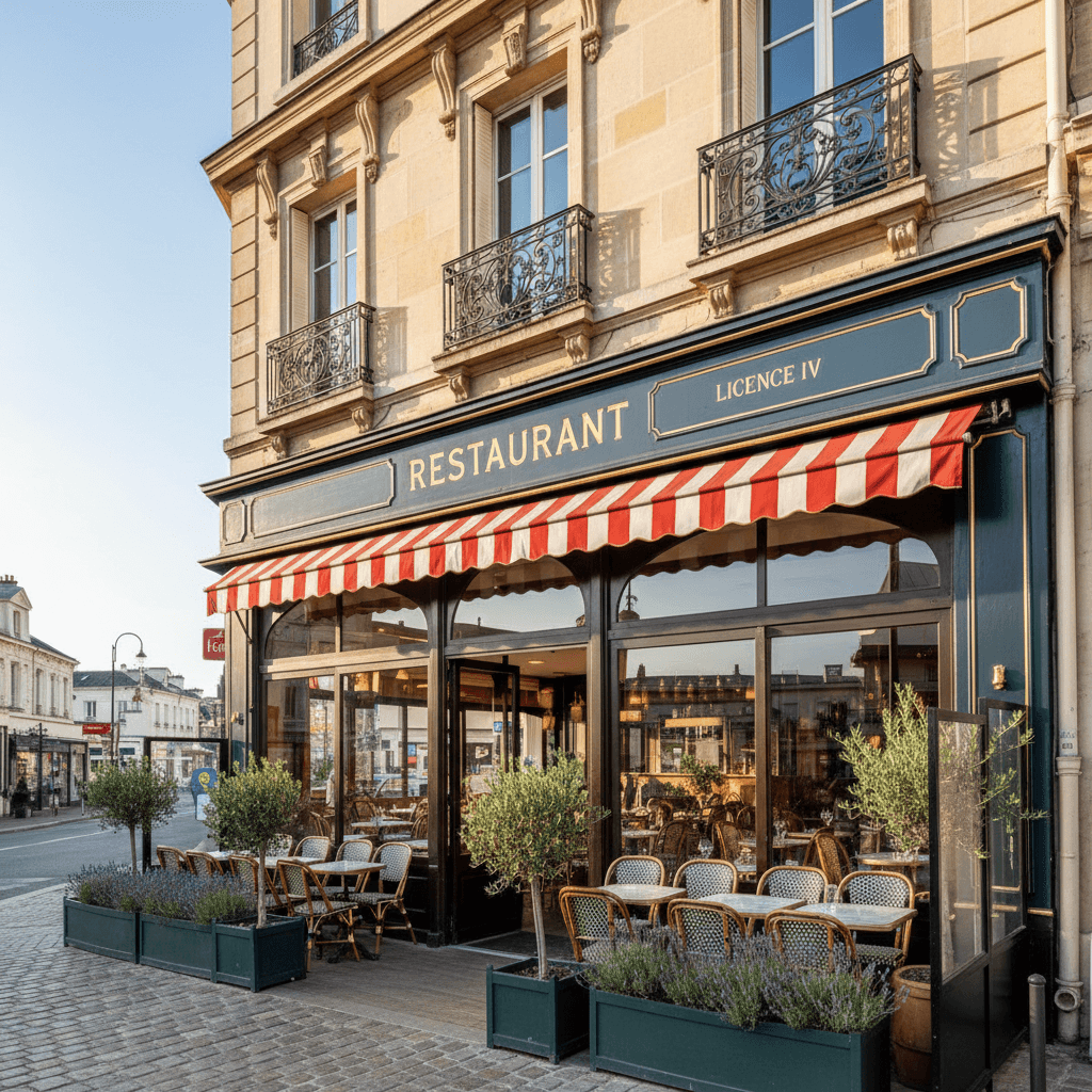 Restaurant 90 couverts à Rungis : terrasse - licence IV - Image 1