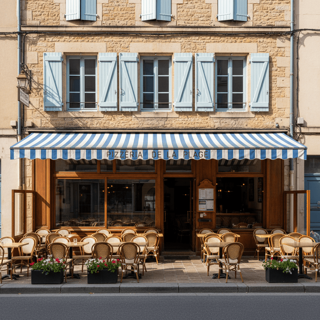 Restaurant à Pau : terrasse - extraction - Image 1