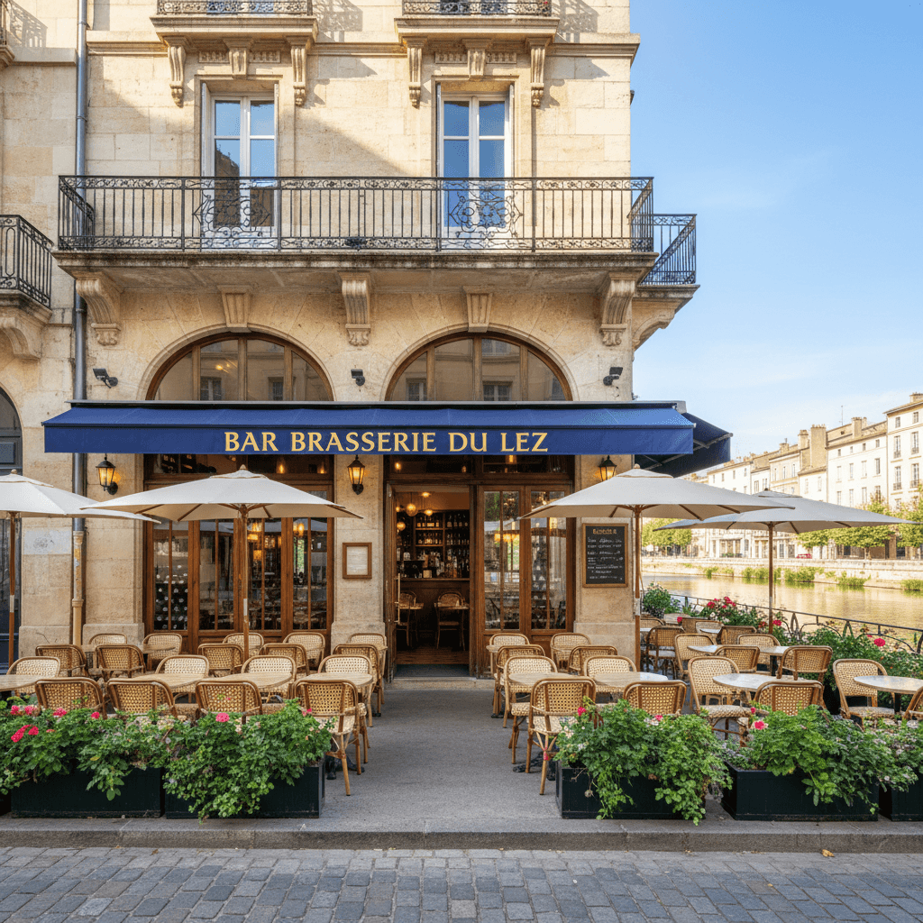 Bar-brasserie à Montpellier : terrasse - licence IV
