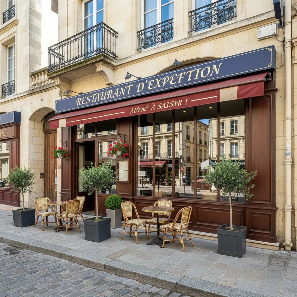 Restaurant 210m² à Bordeaux : licence IV - extraction - Image 1