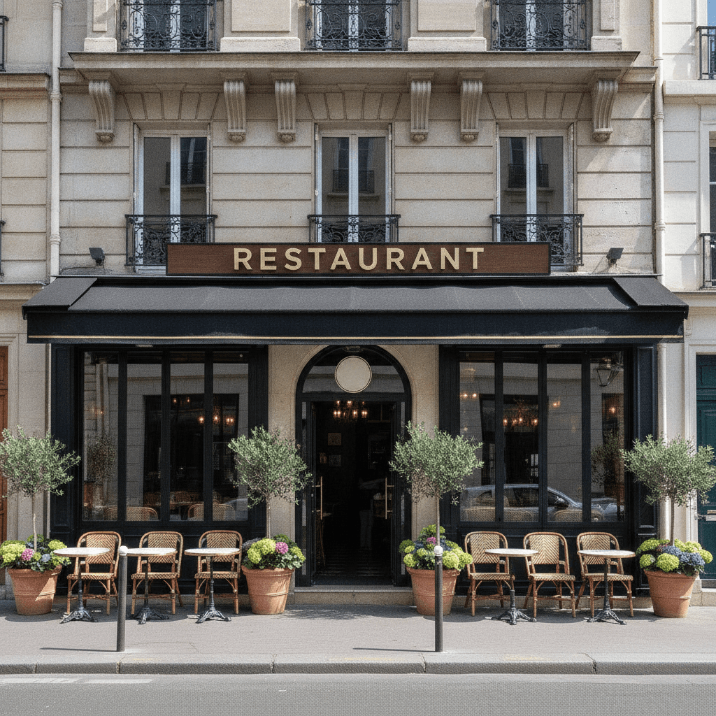 Restaurant 4 couverts à Paris : extraction - Image 1