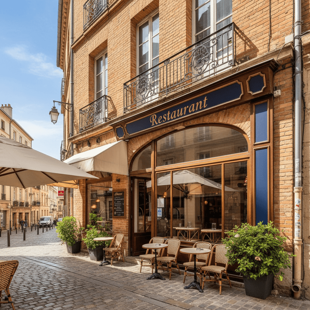 Restaurant 80m² à Toulouse : terrasse - licence IV - Image 1