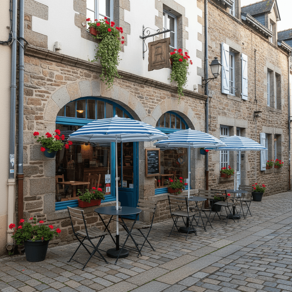 Restaurant 80m² à Guérande : terrasse - Image 1