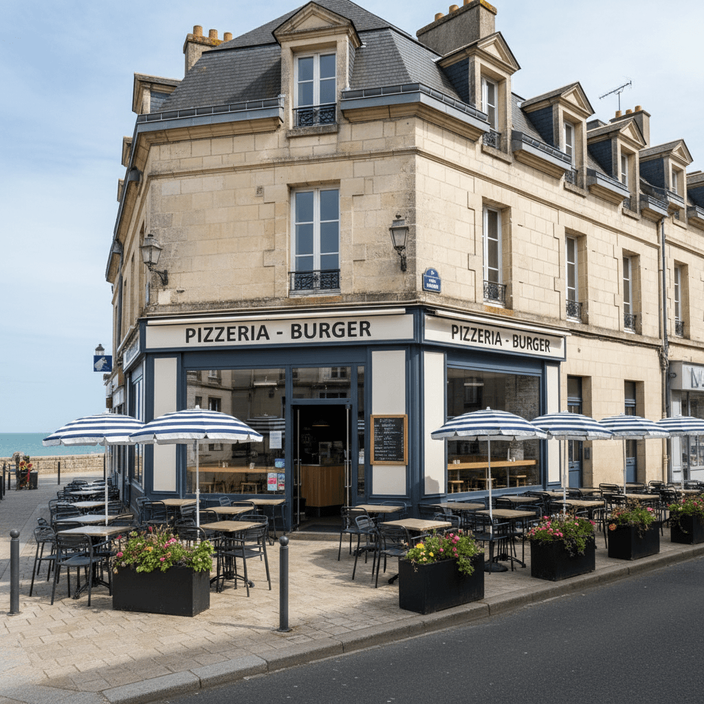 Fast-food à Caen : terrasse - licence IV - Image 1