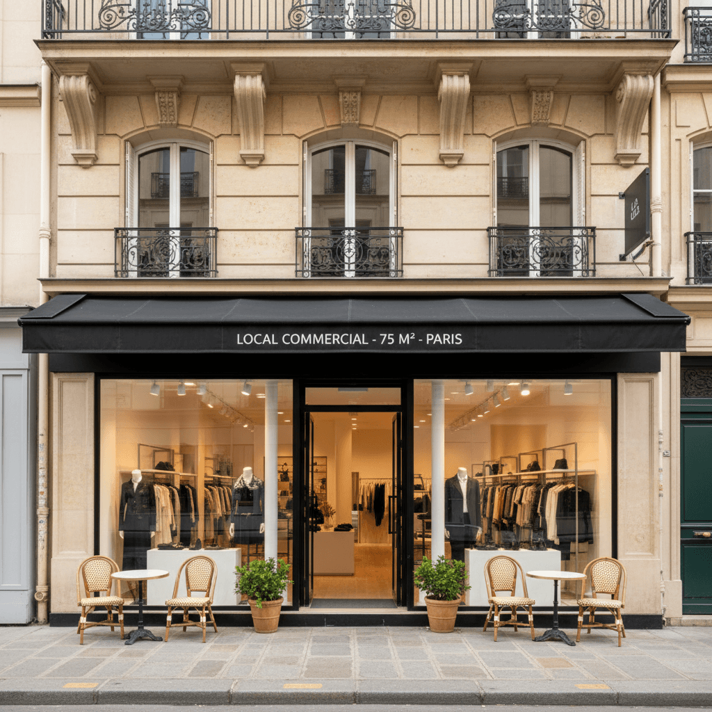 Local Commercial de 75 m² à Paris, Emplacement Privilégié - Image 1