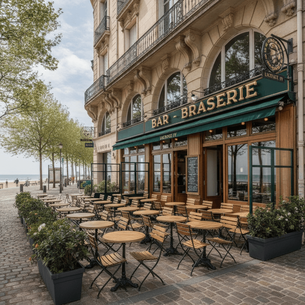 Bar-brasserie à Nantes : terrasse - licence IV
