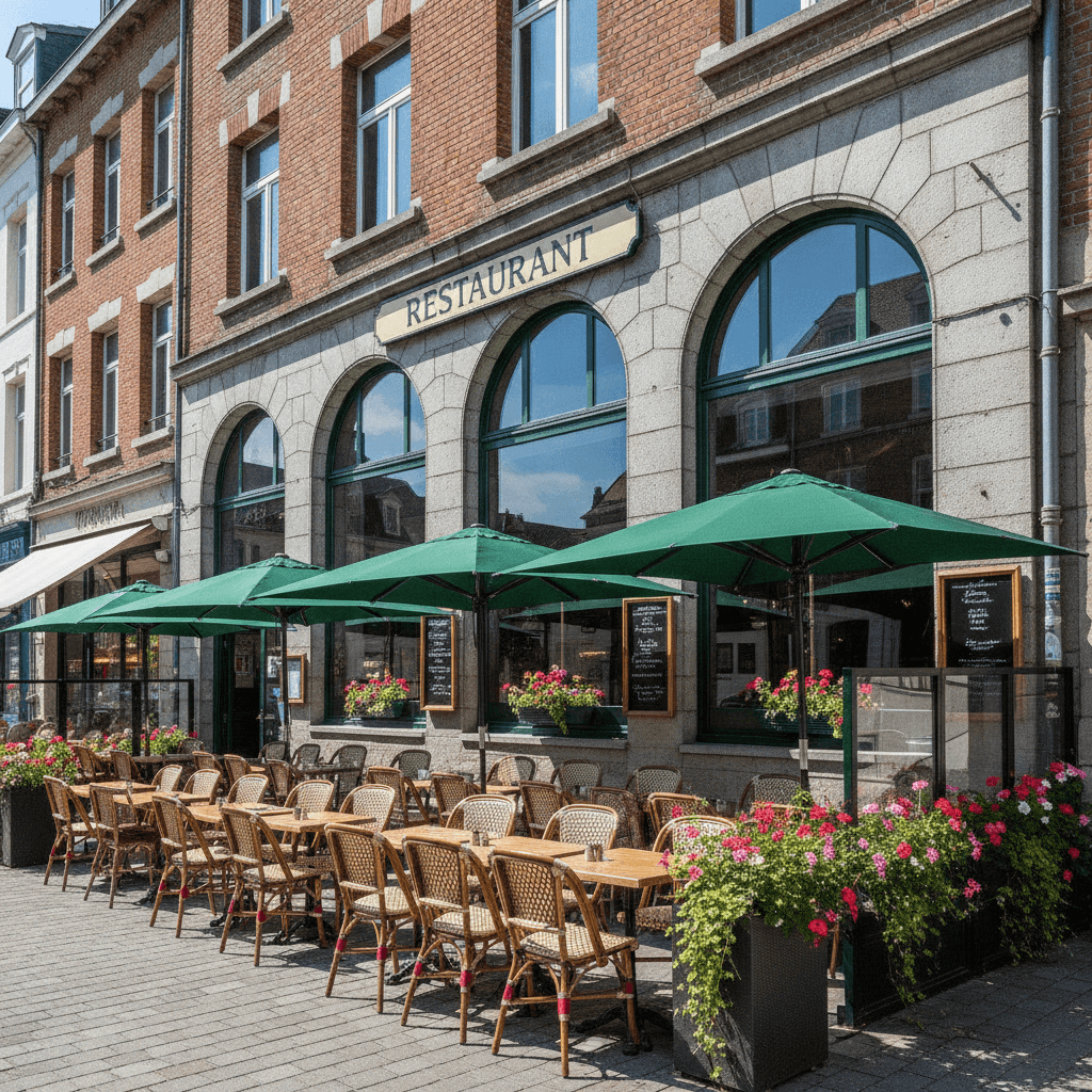 Restaurant 80m² à Lille : terrasse - licence IV - Image 1