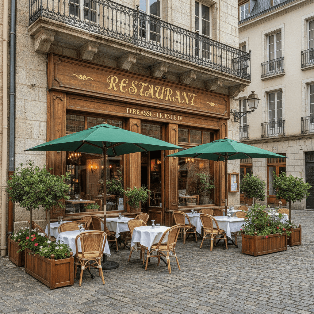 Restaurant à Chambéry : terrasse - licence IV - Image 1