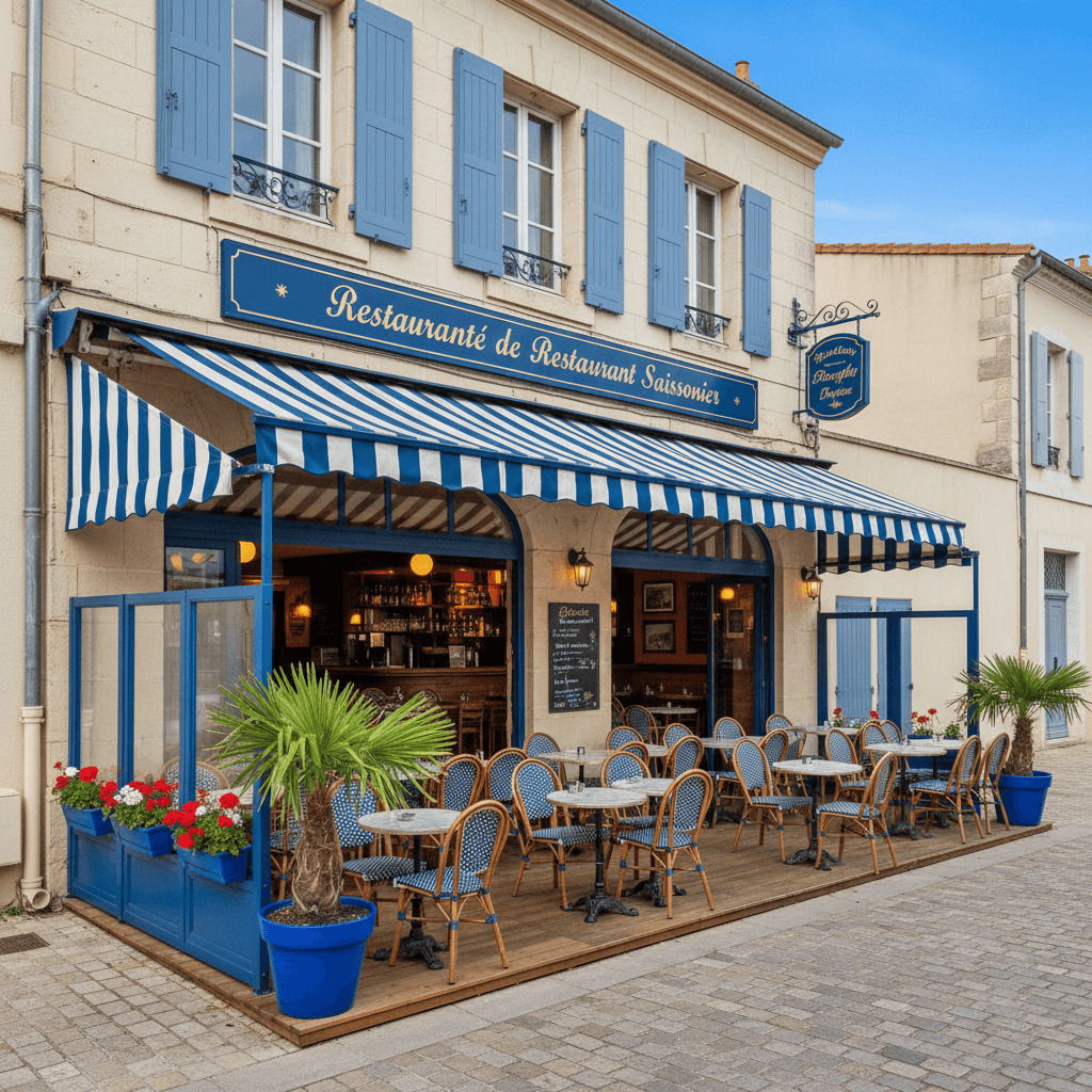 Restaurant à Le Grau-Du-Roi : terrasse - extraction - Image 1