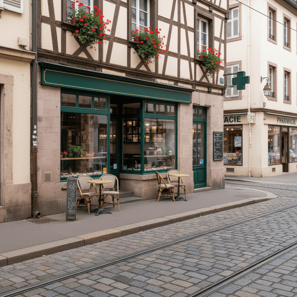 Fast-food 65m² à Strasbourg : cuisine équipée