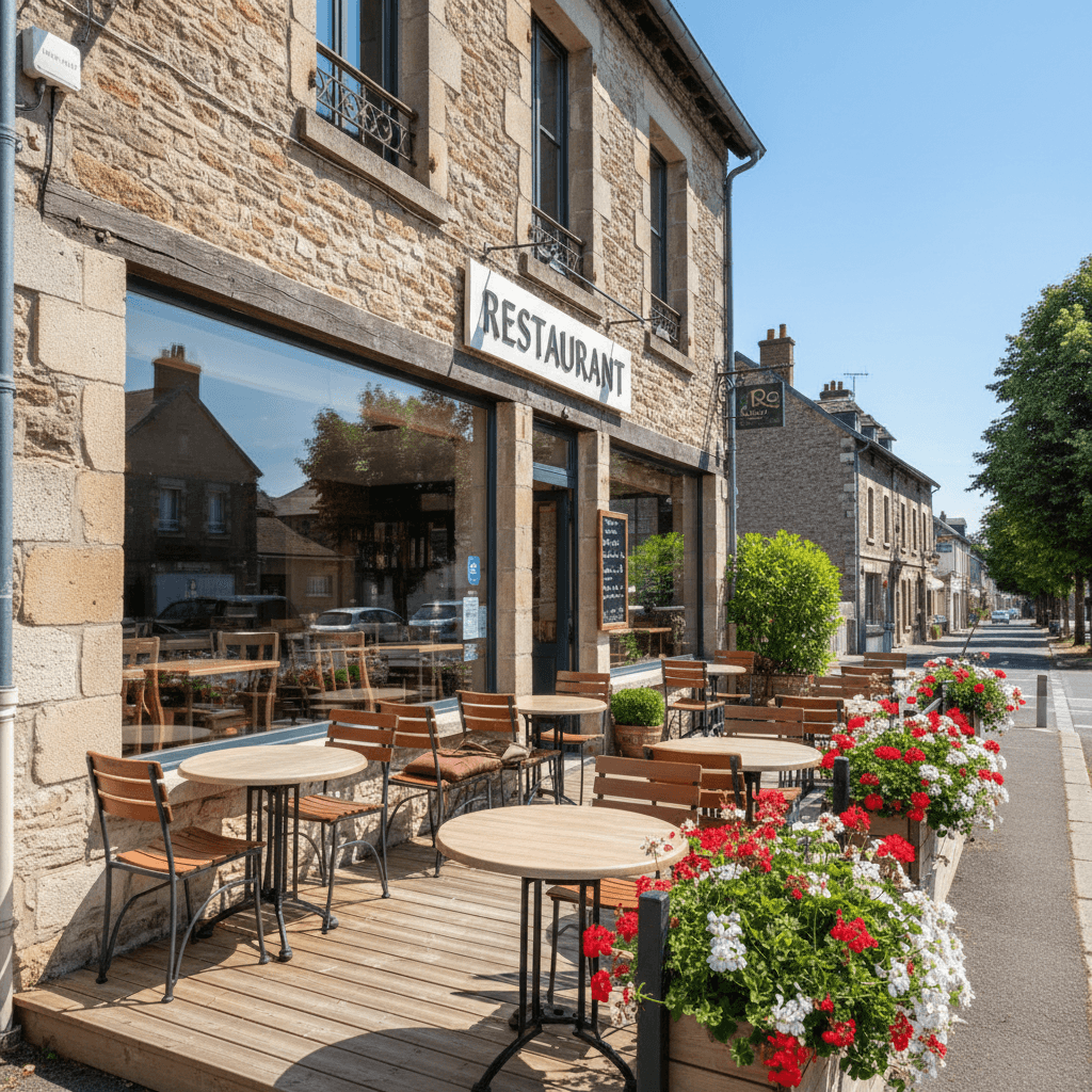 Restaurant 200m² à Badonviller : terrasse - licence IV - Image 1