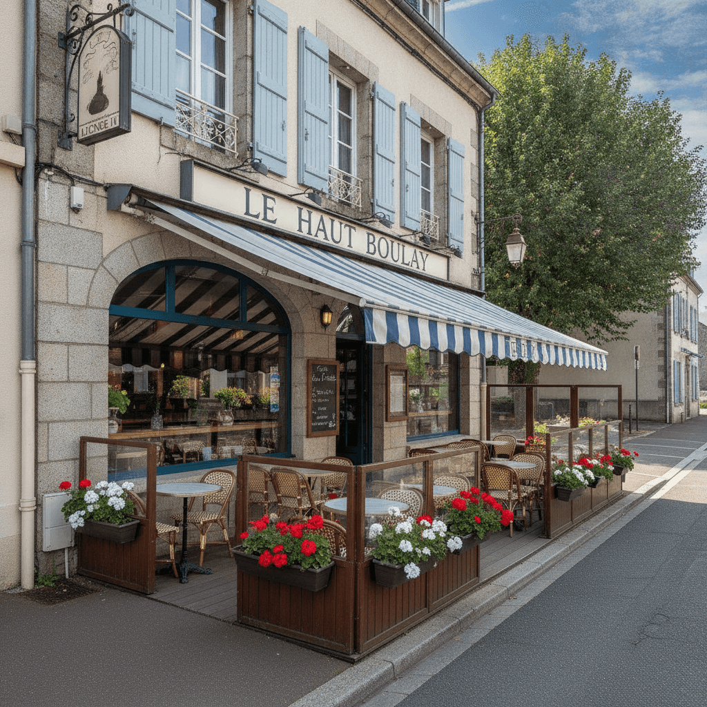 Bar-brasserie à Saint-Hilaire-Du-Harcouët : terrasse - licence IV - Image 1