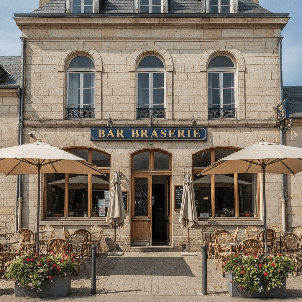 Bar-brasserie 500m² à Capelle-Lès-Hesdin : terrasse - licence IV - Image 1