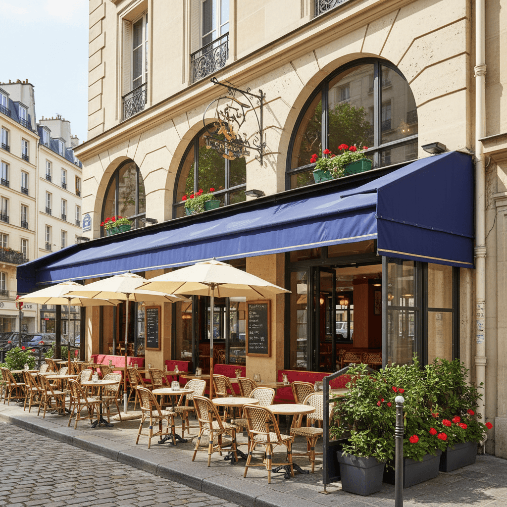 Bar-brasserie 40 couverts à Paris : terrasse - licence IV - Image 1