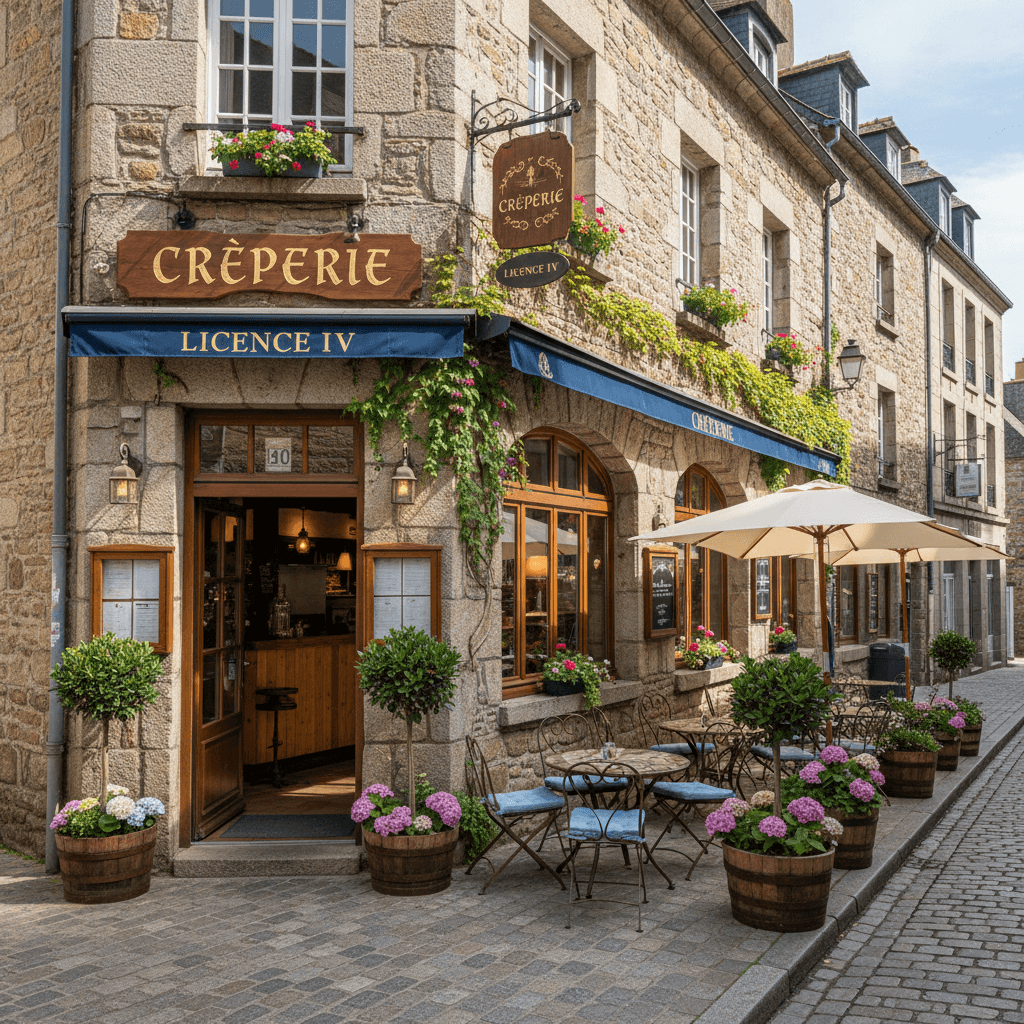 Restaurant à Quimper : terrasse - licence IV - Image 1