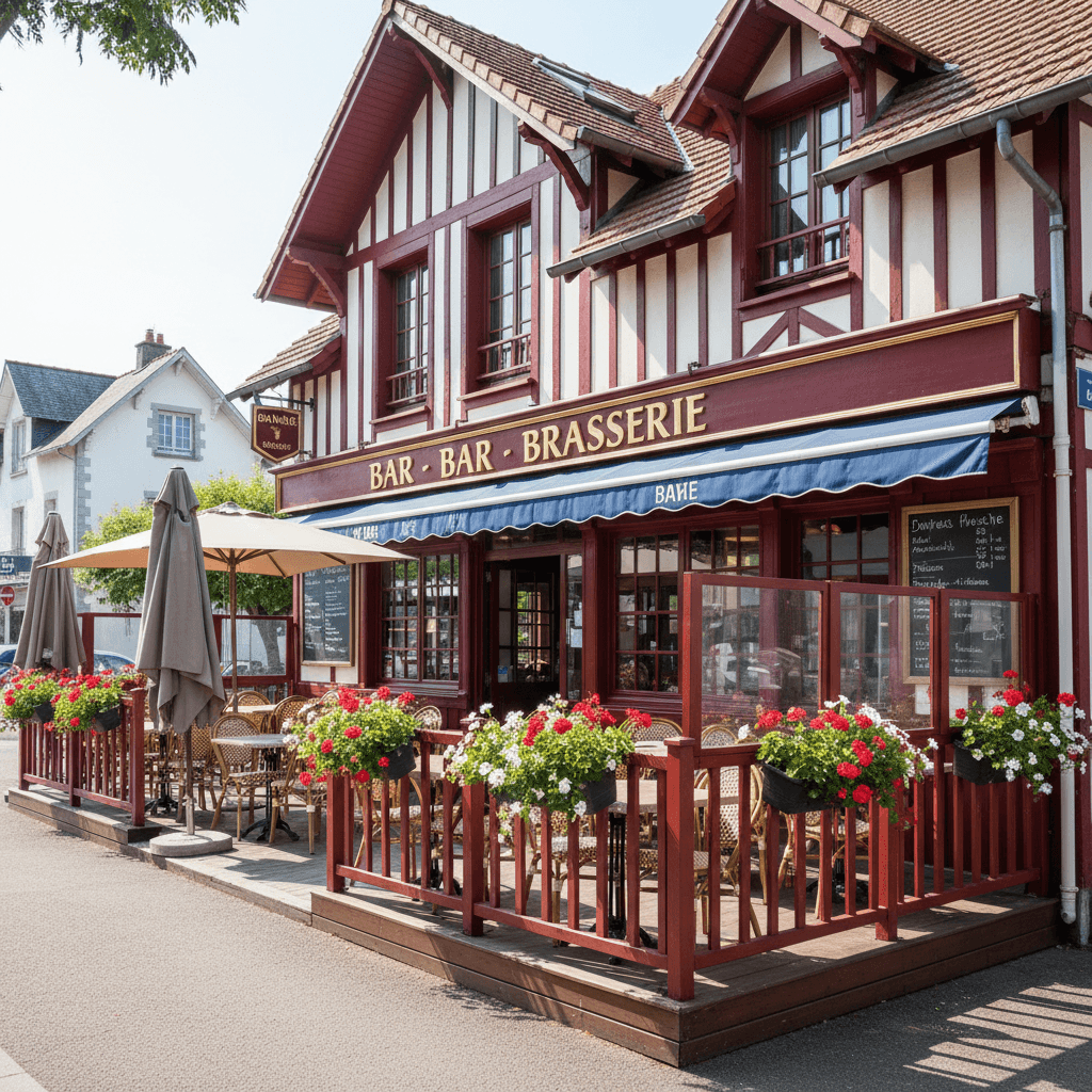 Bar-brasserie 190m² à Hendaye : terrasse - licence IV - Image 1