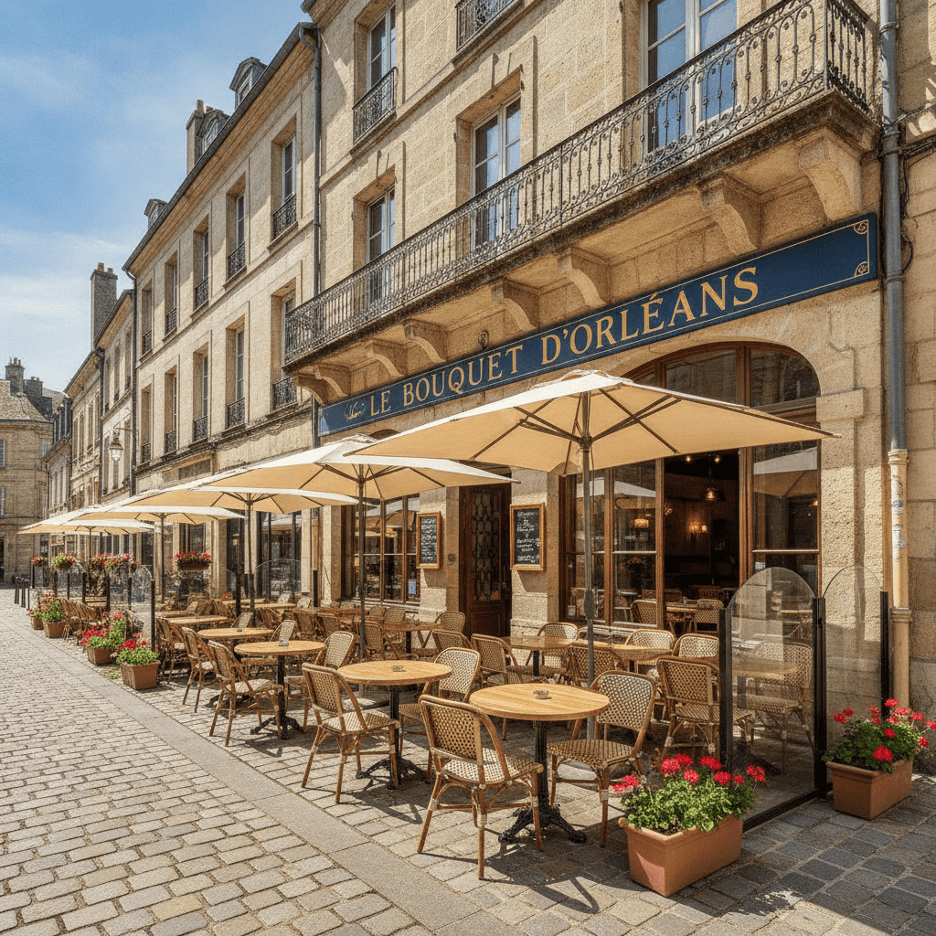 Restaurant 80m² à Orléans : terrasse - licence IV