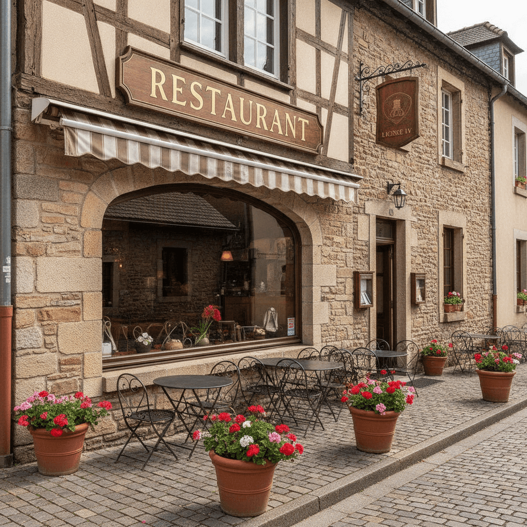 Restaurant à Niderviller : terrasse - licence IV - Image 1