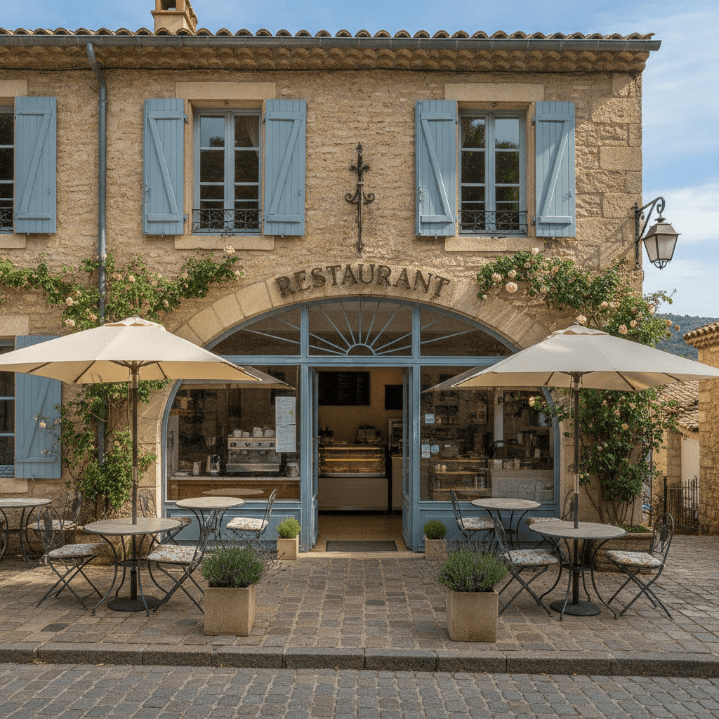 Restaurant 17m² à Montbrun-Les-Bains : terrasse - licence IV - Image 1