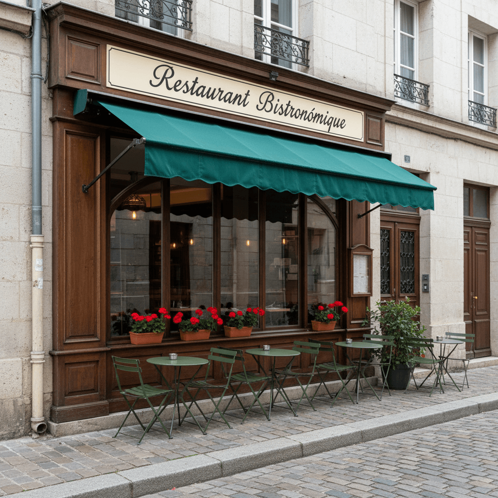 Restaurant 70m² à Nantes : terrasse - extraction - Image 1