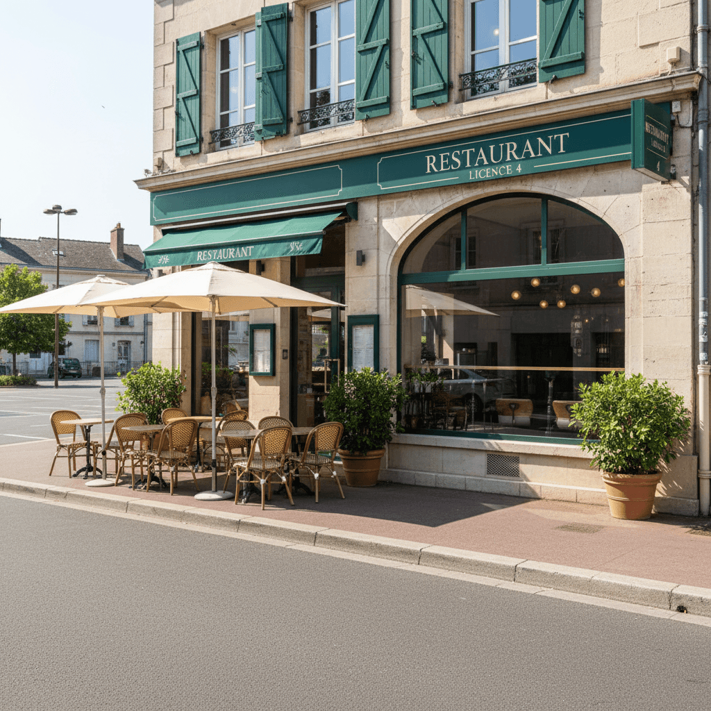 Restaurant à Évreux : terrasse - licence IV - Image 1