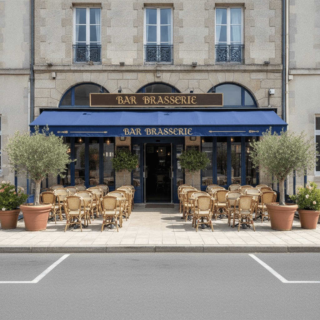 Bar-brasserie 300m² à Nantes : terrasse - licence IV - Image 1