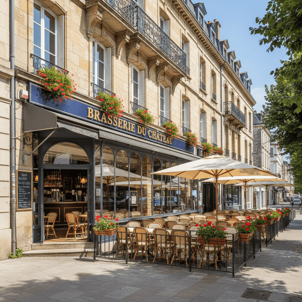 Bar-brasserie 400m² à Caen : terrasse - licence IV - Image 1