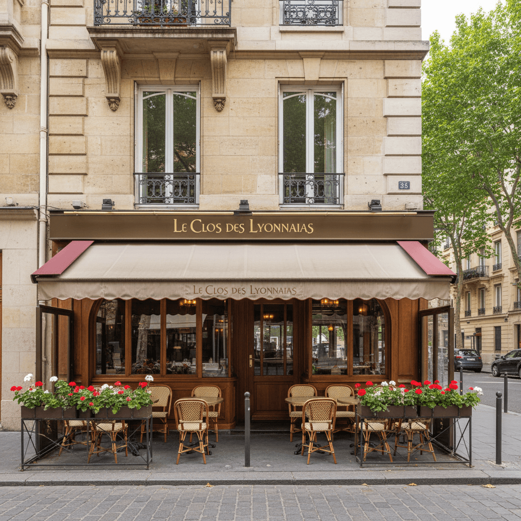 Restaurant à Lyon : terrasse - extraction - Image 1