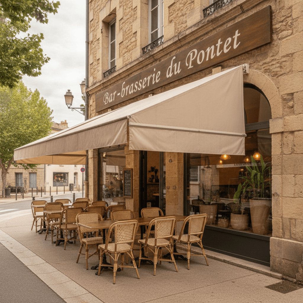 Bar-brasserie 90m² à Le Pontet : terrasse - licence IV - Image 1