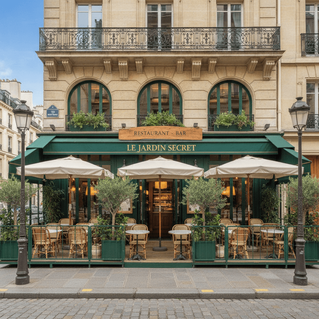 Restaurant 595m² à Paris : terrasse - licence IV en liquidation judiciaire