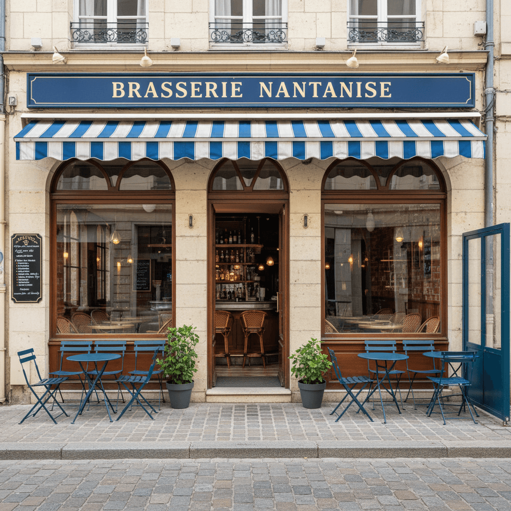 Bar-brasserie à Nantes : terrasse - licence IV - Image 1