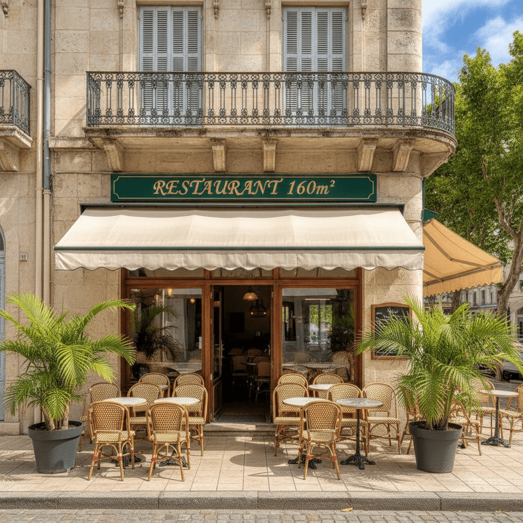 Restaurant 160m² à Saint-Esprit : terrasse - licence IV - Image 1