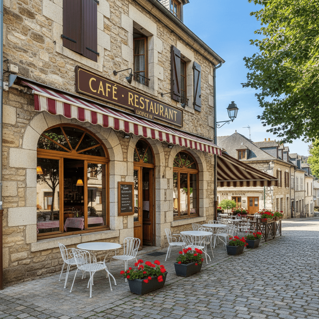 Restaurant 80m² à Devesset : terrasse - licence IV - Image 1
