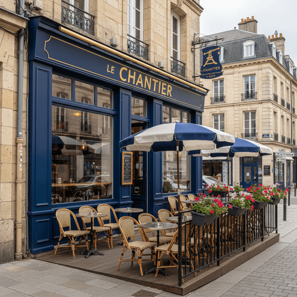 Restaurant 100m² à Nantes : terrasse - Image 1