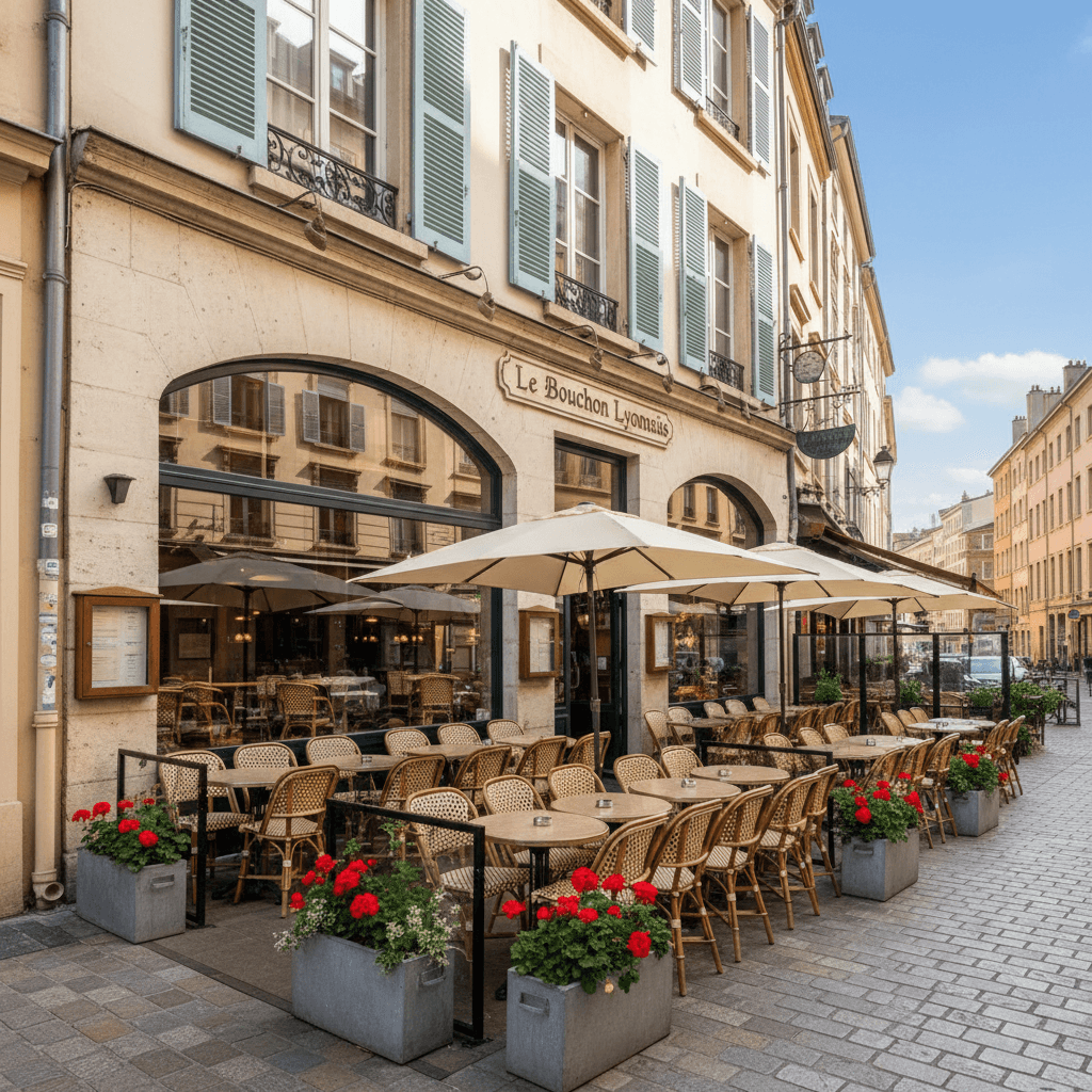 Restaurant 110m² à Lyon : terrasse - licence IV