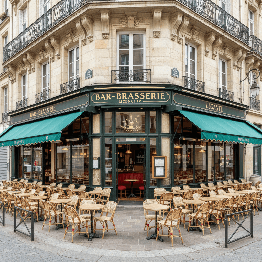 Bar-brasserie 200m² à Nantes : terrasse - licence IV - Image 1