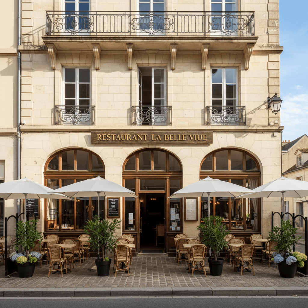 Restaurant à Andernos-Les-Bains : terrasse - extraction - Image 1