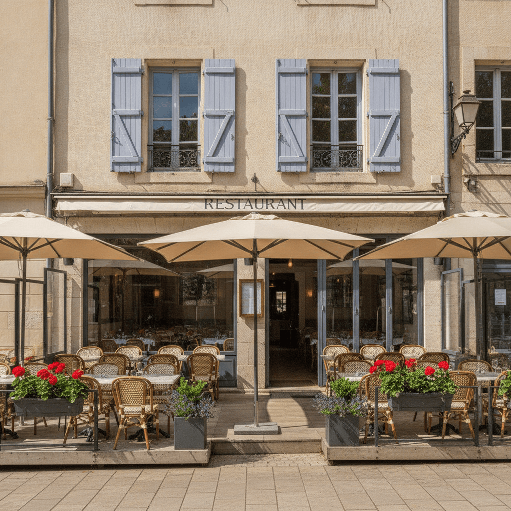 Restaurant 50m² à Aix-En-Provence : terrasse - licence IV