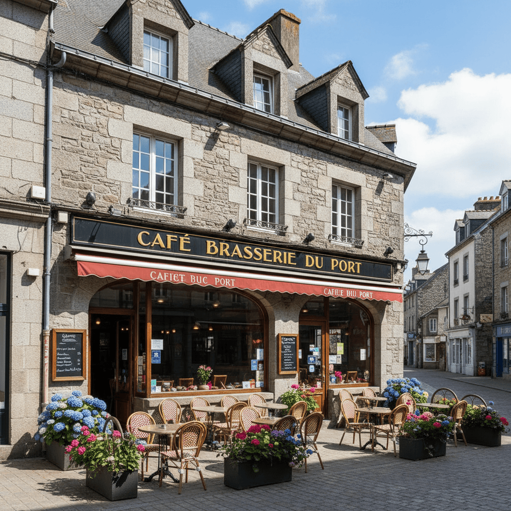 Bar-brasserie à Quimper : terrasse - licence IV - Image 1