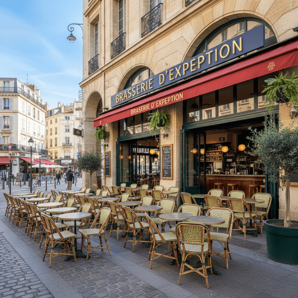 Bar-brasserie 75m² à Marseille : terrasse - licence IV